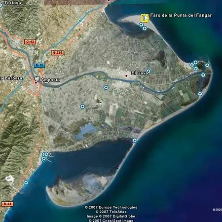Casa Cerca Del Mar Con Piscina, A/c Opcional, Admite Mascotas, Playa Perros, Deltebre - Es-184-17 בית נופש